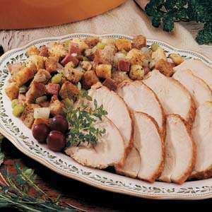 Harrison Poultry® Natural Turkey Breast– Bone-In, 8-9lbs. With Stuffing and Gravy