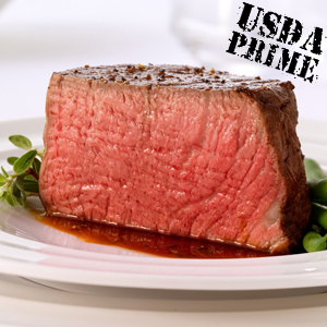 USDA Prime Filet Mignon Steaks 4-8oz.